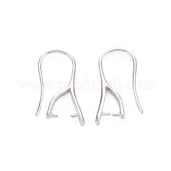 Brass Earring Hooks&nbsp;KK-R037-05P-A