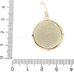 Brass Enamel Pendants&nbsp;KK-F886-01G-02