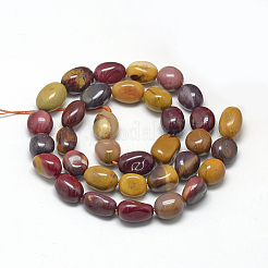 Natural Mookaite Beads Strands&nbsp;X-G-R445-8x10-11