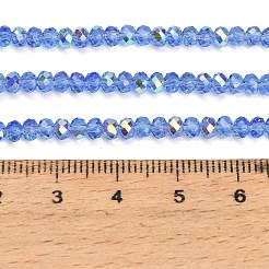 Electroplate Glass Beads Strands&nbsp;GL-CBAA615-03H