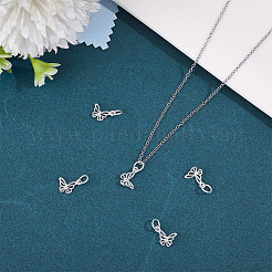 5Pcs 925 Sterling Silver Charms&nbsp;STER-BBC0009-44C