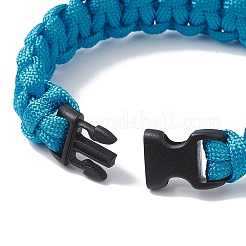 7 Inner Cores Polyester & Spandex Cord Braided Bracelets for Men Women&nbsp;BJEW-JB12509-02