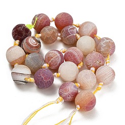 Dyed & Heated Natural Weathered Agate Beads Strands&nbsp;GG-CBAB9C6-M01-01