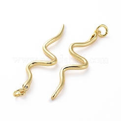 Brass Micro Pave Cubic Zirconia Pendants&nbsp;X-ZIRC-G155-03G