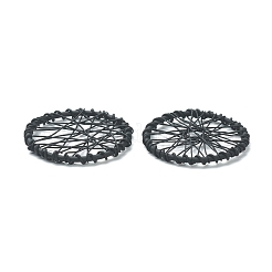 Spray Painted Alloy Pendants&nbsp;PALLOY-M195-01D