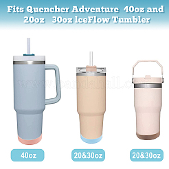 10Pcs 10 Colors Silicone Cup Bottom Sleeve Covers&nbsp;SIL-BC0001-04