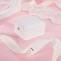 PU Leather Necklace Pendant Gift Boxes&nbsp;LBOX-TADJ0001-01C