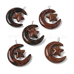 Natural & Synthetic Mixed Stone Pendants&nbsp;G-Z086-01P