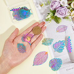 14Pcs 7 Style 201 Stainless Steel Filigree Big Pendants&nbsp;FIND-FH0007-86