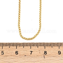 1.5MM Brass Box Chain Necklaces for Women&nbsp;NJEW-A062-01G