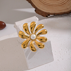 304 Stainless Steel Cuff Open Rings for Women&nbsp;DY7850