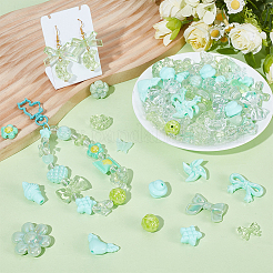 150Pcs Opaque & Transparent Acrylic Beads&nbsp;MACR-SP0002-18C