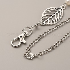 Alloy Retractable Badge Reel with Chains&nbsp;FIND-WH0127-87C