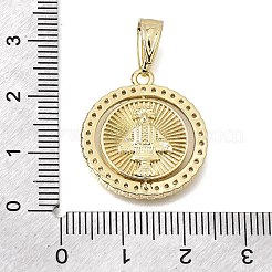 Religion Brass Micro Pave Clear Cubic Zirconia Pendants&nbsp;CU-CBAE7DF-06G-A