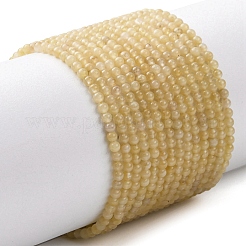 Natural Topaz Jade Beads Strands&nbsp;G-Z116-A11-2mm