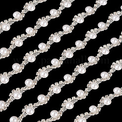 Half Round Iron Rhinestone Cup Chains&nbsp;FIND-TAC0007-17C