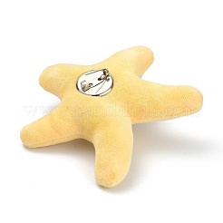 Cartoon Star Non Woven Fabric Brooch&nbsp;JEWB-Z001-09