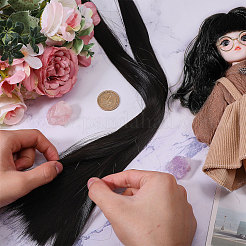 High Temperature Silk Hair Extensions Clip-in Synthetic Wig Piece for Women&nbsp;FIND-WH0400-27B
