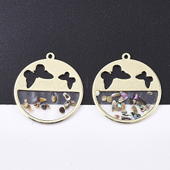 Epoxy Resin Pendants&nbsp;RESI-S365-77