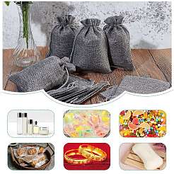 25Pcs Burlap Packaging Pouches Drawstring Bags&nbsp;ABAG-FP0001-02