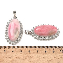 Dyed Natural White Jade Pendants&nbsp;G-XCP0001-53