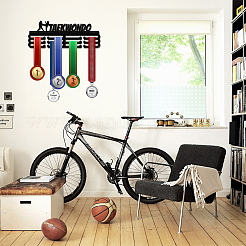 Fashion Iron Medal Hanger Holder Display Wall Rack&nbsp;ODIS-WH0021-010