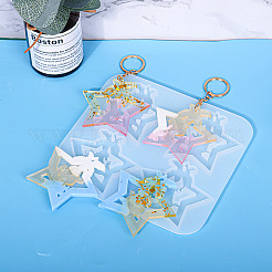 Christmas Theme DIY Keychain Silicone Molds&nbsp;DIY-I057-14