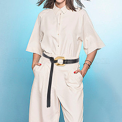 1Pc Cowhide Leather Knot Tie Belts for Women&nbsp;AJEW-CL0003-42B
