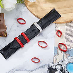 14Pcs 7 Styles Cowhide Leather Watch Strap Ring&nbsp;FIND-FH0017-42B