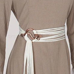 Vintage Faux Suede Cord Multi-layered Long Tassel Belly Chain Belts&nbsp;FS-WG0892A-05