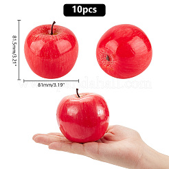 10Pcs Foam Simulation Apple Model&nbsp;AJEW-PH0011-63