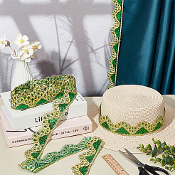 Triangle Lace Sequins Lace Ribbon&nbsp;OCOR-WH0101-25B