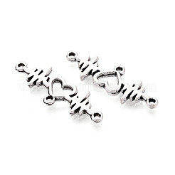 Tibetan Style Alloy Links/Connectors&nbsp;PALLOY-T090-93AS