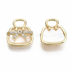 Natural Freshwater Shell Charms&nbsp;KK-S356-201G-NF