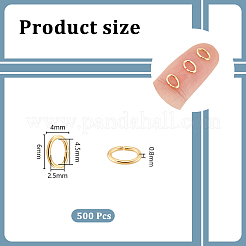 500Pcs 304 Stainless Steel Open Jump Rings&nbsp;STAS-UN0059-31B