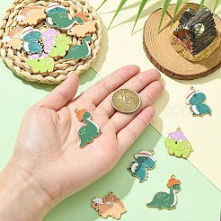 16Pcs 4 Styles Alloy Enamel Pendants&nbsp;FIND-YW0006-88