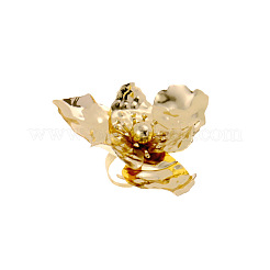 Iron Flower Cuff Open Rings for Women&nbsp;WG39E3E-01