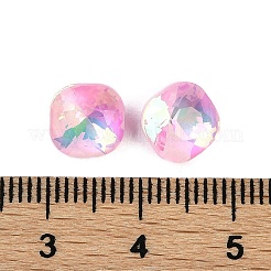 Pointed Back Glass Rhinestone Cabochons&nbsp;GGLA-S003-03F