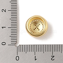 Rack Plating Brass & Cubic Zirconia Pendants&nbsp;KK-Z047-07G-X-RS