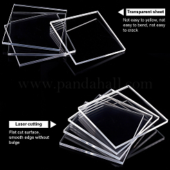 4Pcs Acrylic Board&nbsp;TACR-OC0001-06