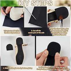 Anti Skid Rubber Shoes Bottom&nbsp;DIY-WH0899-981