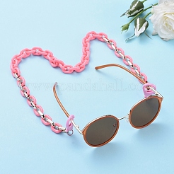 Personalized Acrylic & CCB Plastic Cable Chain Necklaces&nbsp;X-NJEW-JN02824
