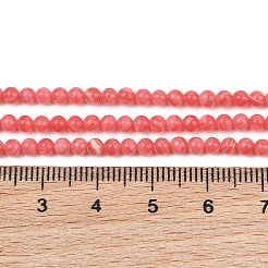 Dyed Synthetic Rhodochrosite Beads Strands&nbsp;GG-CBA0389-A03-3mm