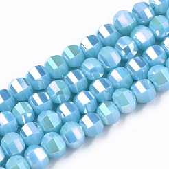 Electroplate Glass Beads Strands&nbsp;EGLA-S194-01A-A