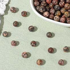 120Pcs Natural Leopard Skin Jasper Beads Strands&nbsp;G-PA0001-22B