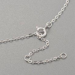 925 Sterling Silver Pendant Necklaces&nbsp;NJEW-H209-12P