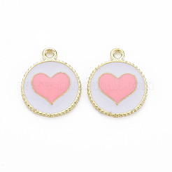 Alloy Enamel Pendants&nbsp;X-PALLOY-S181-039B-NR