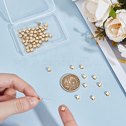 60Pcs Brass Beads&nbsp;KK-ME0001-94G