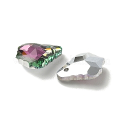 AB Color Plated Electroplate Glass Pendants&nbsp;EGLA-O003-06C-13