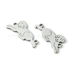 Non-Tarnish 201 Stainless Steel Connector Charms&nbsp;STAS-U003-06P